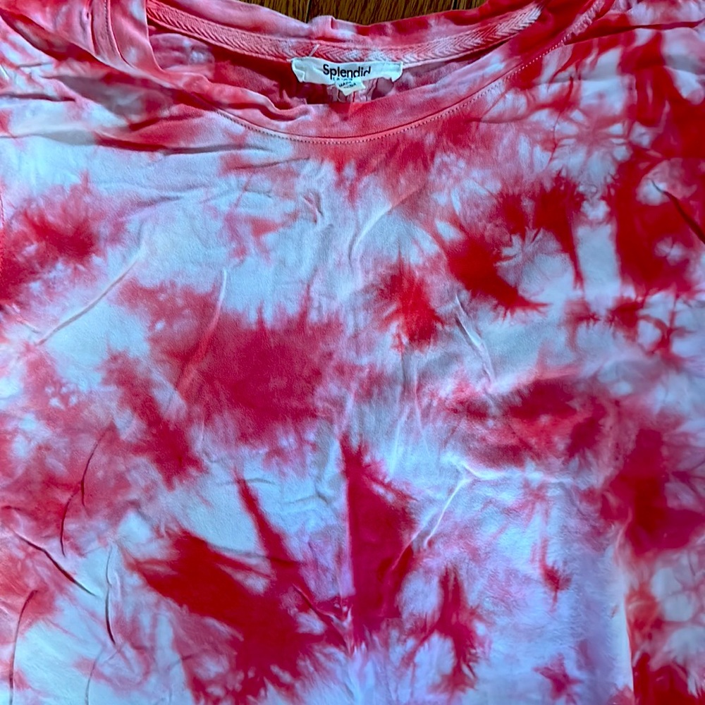 Pink Splendid Ripple Reverse Tie Dye Tank - Picture 6 of 9